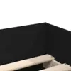 Bett mit Schubladen Schwarz 75x190 cm Produktbild-Vorschau 8