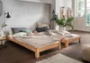 Stapelbett 90x200cm 'Dubi' Buche massiv natur geölt Produktbild-Vorschau 1