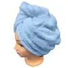 Turbante per capelli in spugna ad asciugatura rapida, blu Anteprima dell’immagine prodotto 7