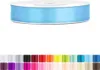 Satinband 12mm Hellblau - 25 Meter Rolle Geschenk- & Produktbild-Vorschau 1