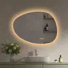 S'AFIELINA 75×55 cm Miroir asymétrique LED - miroir de Voir les images du produit 2