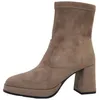 Tamaris  Damenschuhe Stiefel Reißverschluss Beige Freizeit Produktbild-Vorschau 1