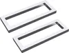 doporro Wandkonsole 45x3x15 cm rostfreie Edelstahl silber Produktbild-Vorschau 1