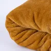 Große Kuscheldecke aus Microfaser einfarbig camel braun Produktbild-Vorschau 2