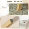 HOMCOM Sitzhocker Hocker mit weichem Sitzkissen Holzbeinen Produktbild-Vorschau 6