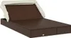 2-Personen-Sonnenliege mit Dach Braun 213x118x97 Poly Produktbild-Vorschau 3