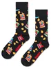 Happy Socks Chips Bag Crew-socken Schwarz EU 36-40 Produktbild-Vorschau 1