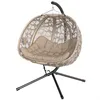 Outsunny hangstoel, tweepersoons hangstoel met kussen, Productafbeelding-voorbeeld 6