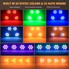 UKING Retro LED COB PAR Spot 350 W | 7×50 W COB + 189 RGB Productafbeelding-voorbeeld 4