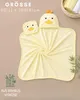 HECKBO Baby Kapuzenhandtuch Küken mit Waschlappen | 90x100 Produktbild-Vorschau 3