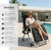 Chaise longue pliable CLOUD réglable en continu - noir, Lot Voir les images du produit 2