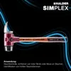 HALDER SIMPLEX Schonhammer Baumdiagnose Ø 30 mm Gummi Produktbild-Vorschau 3