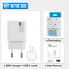 Chargeur USB 25W avec USB-A & USB-C – GaN – Blanc – PD 3.0 Voir les images du produit 9