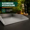 Plancha Grillplatte Edelstahl 30x20x3,5 cm | BBQ Grill Produktbild-Vorschau 4
