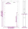 Maison Exclusive – venkovní sprcha 226 cm z masivního Náhled obrázku produktu 9