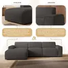 AX LIVING Couch Sofa L Form Didim mini Grau 310 cm breit, Produktbild-Vorschau 6