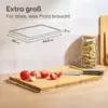 Tagliere di legno grande XXL - Con scanalatura per il succo Anteprima dell’immagine prodotto 2