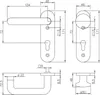 DENI FH-WE-Grt., oval Kursch.PZ,Kst.schwarz Produktbild-Vorschau 2