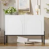Mueble aparador Flieks con 2 puertas y patas de metal, Vista previa de la imagen del producto 2