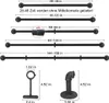 Gardinenstange aus Metall, industrieller Stil, einstellbar Produktbild-Vorschau 4