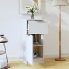 vidaXL Príborník biely 30x30x70 cm Materiál dreva Náhľad obrázku produktu 3