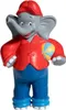 A toy elephant figure standing against a white background. Produktbild-Vorschau