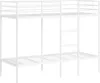 vidaXL Poschodová posteľ bez matraca biela 80x200 cm oceľ Náhľad obrázku produktu 1