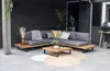 Ecklounge-Set Barstano | Anthrazit & Grau | Akazienholz und Produktbild-Vorschau 2