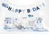 PartyDeco SB14P-230-001-6, Spielzeugballon, Latex, Blau, Produktbild-Vorschau 1