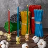 50 ks viacfarebná sada sviečok z včelieho vosku 5 farieb Náhľad obrázku produktu 4