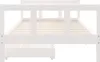 vidaXL Kinderbett mit Schubladen Weiß 90x200 cm Massivholz Produktbild-Vorschau 5