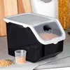Contenitore per frutta e verdura con coperchio nero 12 l Anteprima dell’immagine prodotto 2