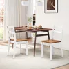 Set di 2 sedie da pranzo COSTWAY, sedie da cucina in legno, Anteprima dell’immagine prodotto 2