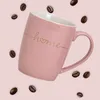 Schöne Kaffeetassen 6er Set einfarbig Herzen mit Spruch Produktbild-Vorschau 4