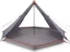 vidaXL Tipi-Familienzelt 8 Personen Grau und Orange Produktbild-Vorschau 3