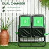 Outsunny Composteur de jardin - bac à compost pour déchets Voir les images du produit 7