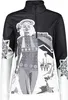 Cmp Woman Sweat 37Zh Nero-Bianco 36 Podgląd zdjęcia produktu 1