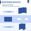Outsunny Windschutz faltbar Camping Sichtschutz mit Produktbild-Vorschau 4