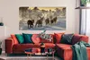 MuchoWow® Poster Rentiere - Bäume - Schnee 160x80 cm - Foto Produktbild-Vorschau 2