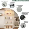 INONEFT Sklenené vitríny s LED osvetlením a zámkom – Náhľad obrázku produktu 4