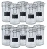 Creative Home 10 x Hoge Glazen Pot Set 0,5 Liter, 10 x 500 Productafbeelding-voorbeeld 2