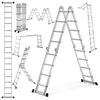 Ikodm Aluminium Mehrzweckleiter 7in1 4x4 Stufen, ca. 470cm Produktbild-Vorschau 14