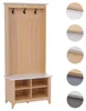 Garderobe MCW-P28, Standgarderobe Schuhregal Sitzbank, 3 Produktbild-Vorschau 9