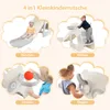 COSTWAY Kinder Rutsche, Kinderrutsche mit Basketballkorb, Produktbild-Vorschau 4
