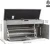 Mondeer Schuhschrank Schuhbank mit Sitzfläche 100 x 52 x 30 Produktbild-Vorschau 7