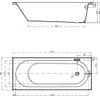 Cersanit | Badewanne - Wanne Rechteckig Octavia - 170x70cm Produktbild-Vorschau 5