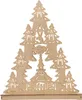 Holzdeko Tannenbaum mit 10 LEDs Warmweiß Produktbild-Vorschau 1