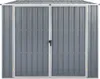 vidaXL Gerätehaus Grau 195x198x159 cm Verzinkter Stahl Produktbild-Vorschau 11