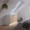Set di mobili sottotetto Vicco Rion Rovere artigianale 140 Anteprima dell’immagine prodotto 5