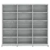 vidaXL police na CD šedá Sonoma 100x23x89,5 cm materiál na Náhled obrázku produktu 3